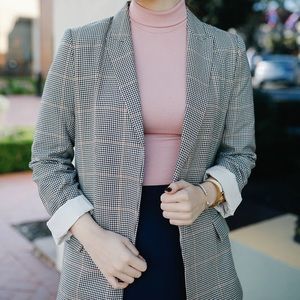 H&M Plaid Blazer